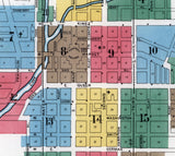 1904 Town Map of Chambersburg Franklin County Pennsylvania