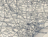 1910 Map of Texas and Oklahoma Railways