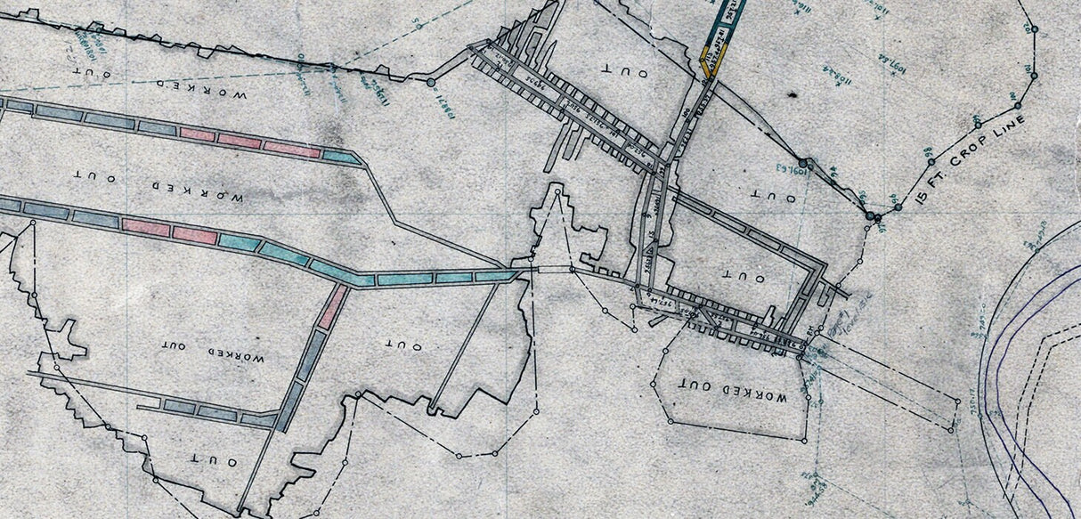 1921 Map of Clairton Allegheny County Pa and the Rachel Coal Mine