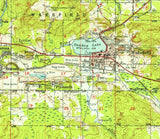 1955 Topo Map of Wakefield Michigan Quadrangle