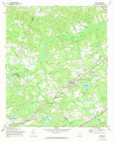 1971 Topo Map of Elgin South Carolina Quadrangle White Pond