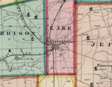 1875 Map of Logan County Ohio