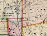 1875 Map of Logan County Ohio