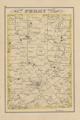 1875 Map of Perry Township Logan County Ohio