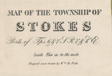 1875 Map of Stokes Township Logan County Ohio