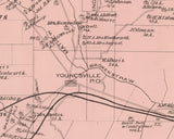 1878 Map of Brokenstraw Township Warren County Pennsylvania