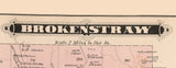 1878 Map of Brokenstraw Township Warren County Pennsylvania