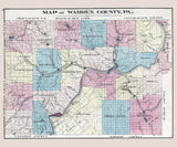 1878 Map of Warren County Pennsylvania