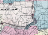 1878 Map of Warren County Pennsylvania