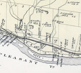 1878 Map of Conewango Township Warren County Pennsylvania