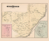 1878 Map of Deerfield Township Warren County Pennsylvania