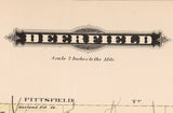 1878 Map of Deerfield Township Warren County Pennsylvania