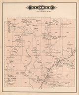 1878 Map of Eldred Township Warren County Pennsylvania