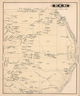 1878 Map of Elk Township Warren County Pennsylvania