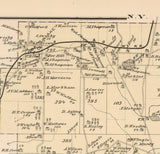 1878 Map of Freehold Township Warren County Pennsylvania
