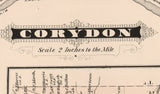 1878 Map of Kinzua and Corydon Township Warren County Pa