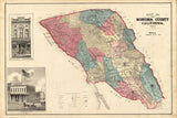 1877 Map of Sonoma County California