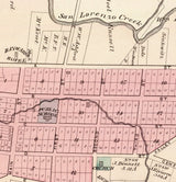 1878 Map of Haywards Alameda County California