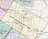 1878 Map of Oakland Alameda County California