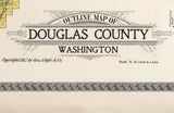 1915 Map of Douglas County Washington