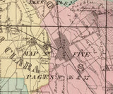 1876 Map of Santa Clara County California