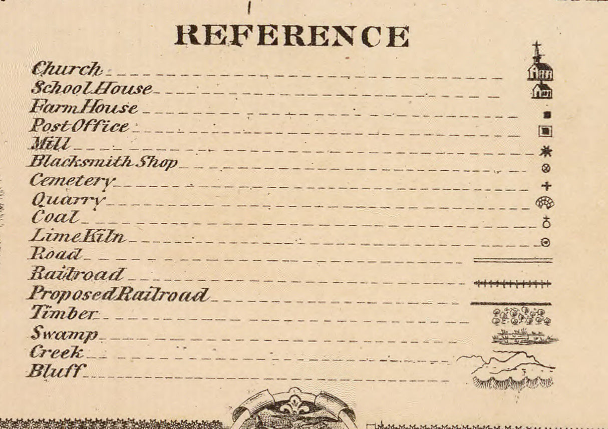1875 Map of Black Hawk County Iowa