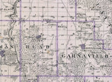 1875 Map of Clayton County Iowa