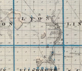 1875 Map of Hamilton County Iowa