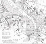 1894 Nautical Map of Hampton Roads Virginia