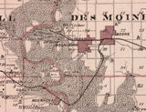 1875 Map of Boone County Iowa