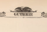 1875 Map of Guthrie County Iowa