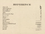 1875 Map of Iowa County Iowa