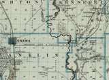 1875 Map of Monona County Iowa