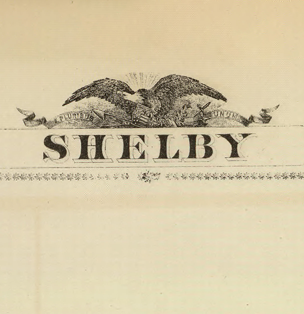 1875 Map of Shelby County Iowa