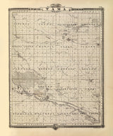 1875 Map of Tama County Iowa