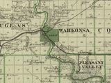 1875 Map of Webster County Iowa