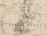 1875 Map of Woodbury County Iowa