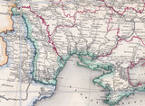 1854 Map of the Russian Empire