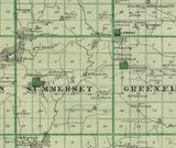 1875 Map of Adair County Iowa