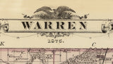 1875 Map of Warren County Iowa