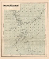 1878 Map of Sheffield Township Warren County Pennsylvania