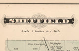 1878 Map of Sheffield Township Warren County Pennsylvania