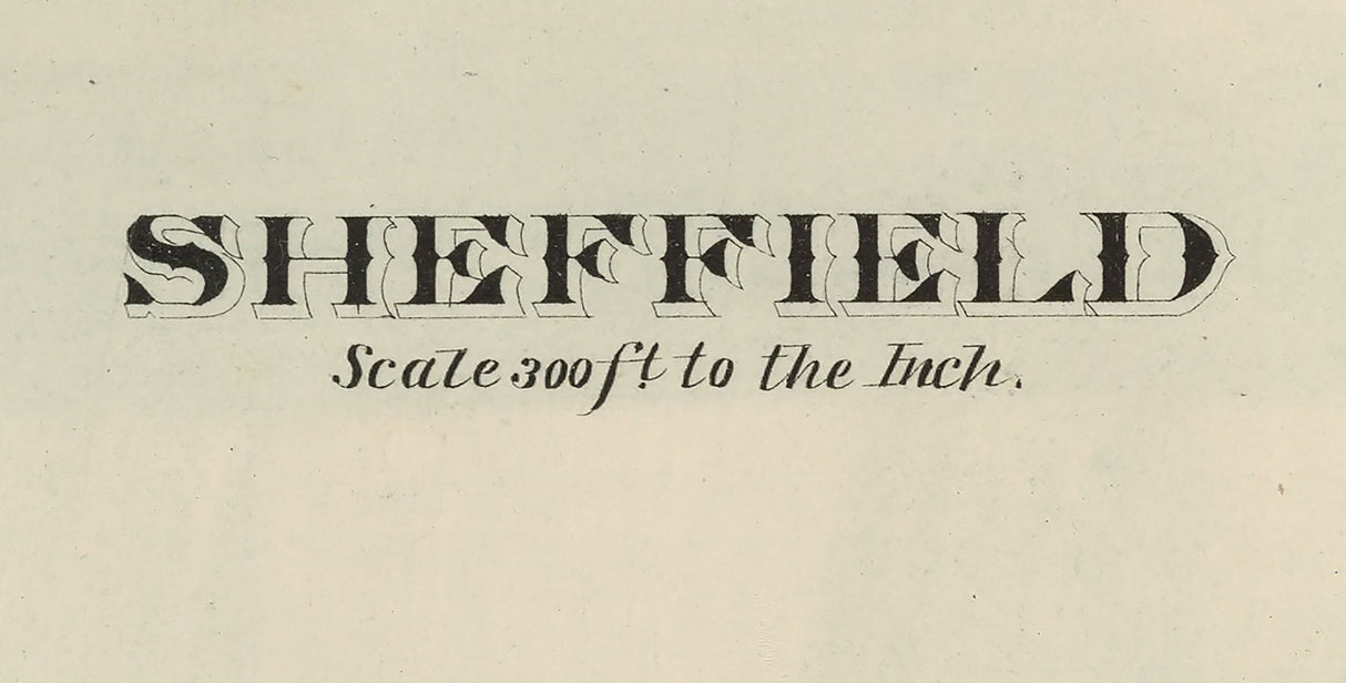 1878 Town Map of Sheffield Warren County Pennsylvania