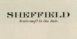 1878 Town Map of Sheffield Warren County Pennsylvania