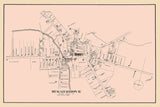 1878 Town Map of Sugar Grove Warren County Pennsylvania