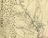 1849 Map of Texas Geography