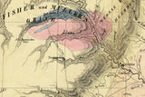 1849 Map of Texas Geography
