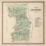 1864 Map of Penn Township Lancaster County Pennsylvania