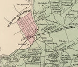 1864 Map of Penn Township Lancaster County Pennsylvania