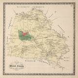 1864 Map of Warwick Township Lancaster County Pennsylvania